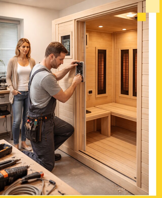 Инфракрасные сауны под ключ в Павловском Посаде продажа и установка