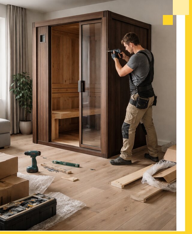 Установка и производство мини саун под ключ в Павловском Посаде