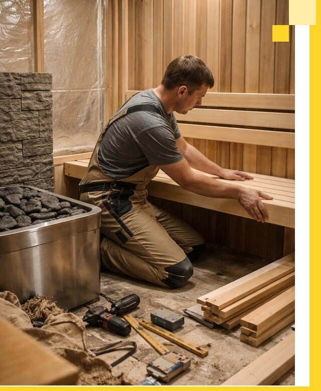 Сауны для дома под ключ с проектированием и монтажом в Павловском Посаде