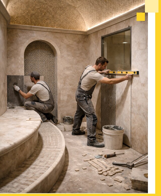 Проектирование и строительство саун с хамамом под ключ в Павловском Посаде