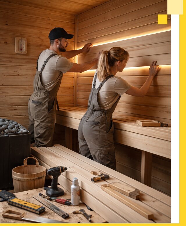 Дизайн саун и бань под ключ с индивидуальным проектом в Павловском Посаде