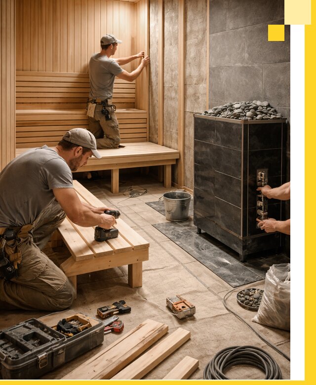 Дизайн и строительство интерьерных саун под ключ в Павловском Посаде