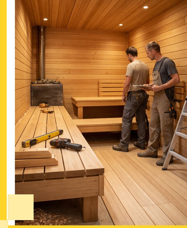 Отделка бань и саун в Павловском Посаде по цене от 4573 р. | ЭриданПвл