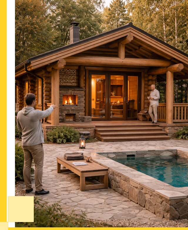 Проекты бань и хамам в Павловском Посаде от 25405 р. | ЭриданПвл