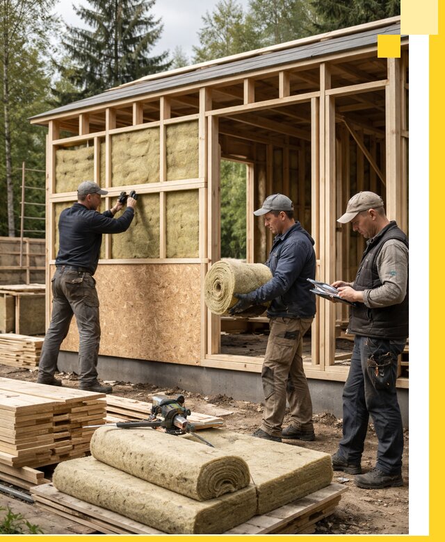 Проектирование и строительство каркасных бань в Павловском Посаде под ключ