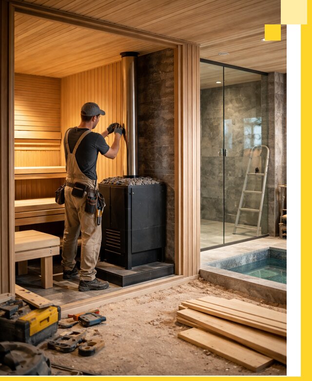 Полное строительство банных комплексов под ключ в Павловском Посаде