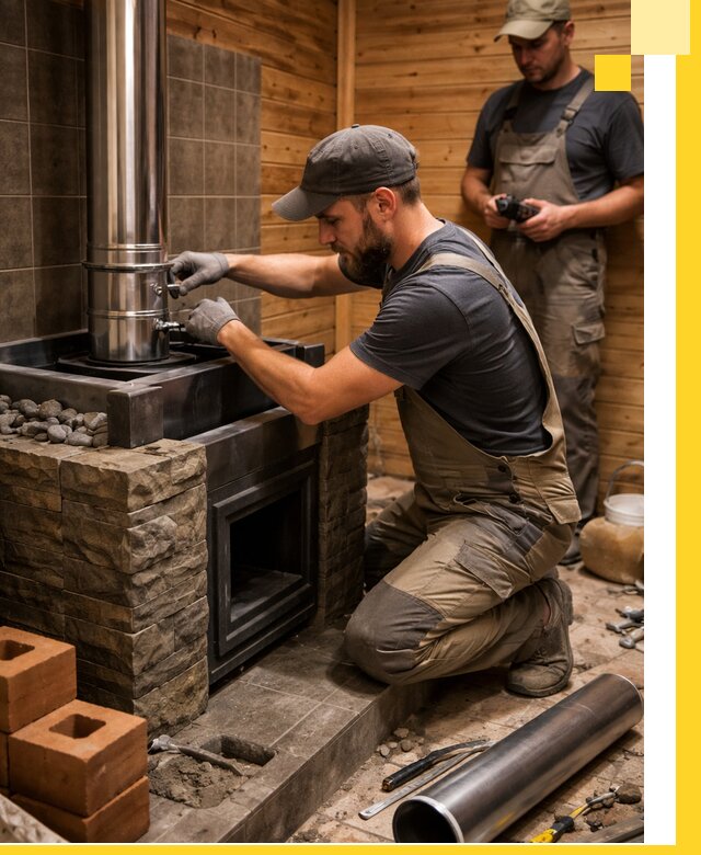 Изготовление и установка банных печей под ключ в Павловском Посаде