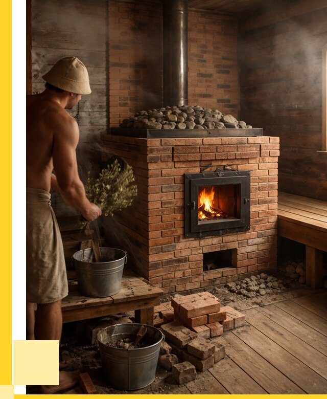 Кирпичные банные печи в Павловском Посаде от 91458 р. | ЭриданПвл