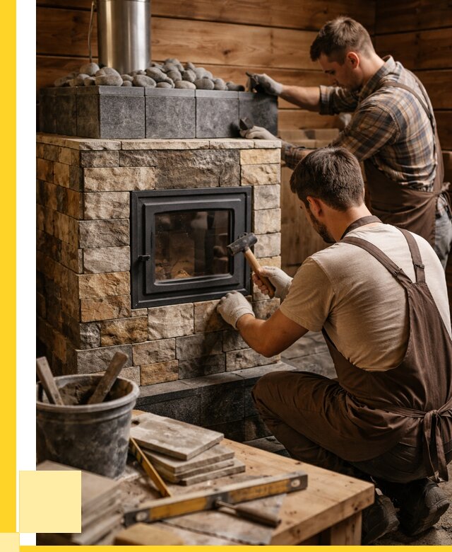 Облицовка банной печи в Павловском Посаде от 15243 р. | ЭриданПвл