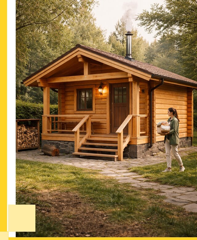 Купить баню под ключ в Павловском Посаде от 660530 р. | ЭриданПвл