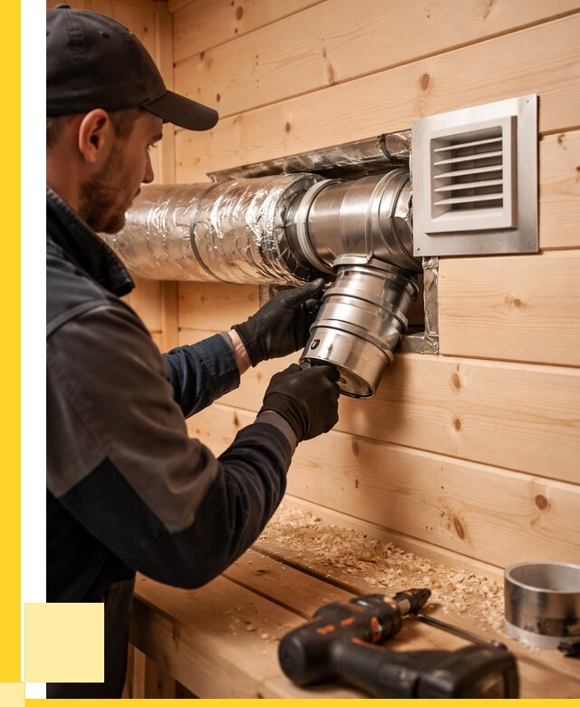 Монтаж вентиляции бани в Павловском Посаде от 12194 р. | ЭриданПвл