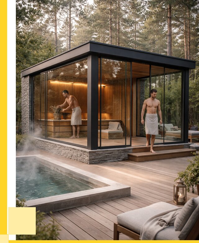 Стеклянные бани и двери в Павловском Посаде от 457290 р. | ЭриданПвл