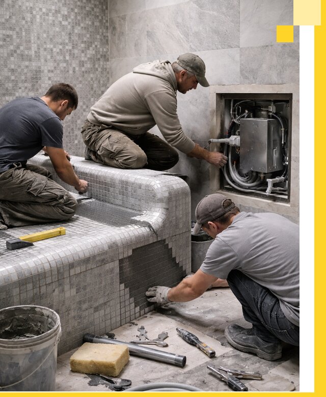 Проекты хамамов под ключ в Павловском Посаде и дизайн и строительство