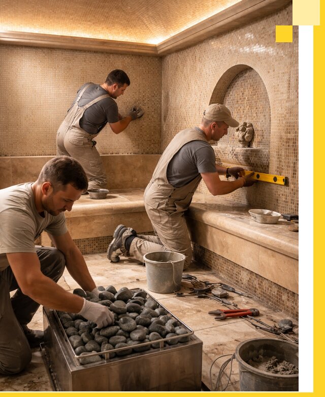 Проектирование и строительство хамама и сауны в Павловском Посаде