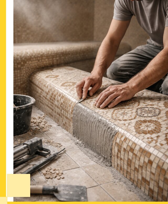 Плитка для хамама под ключ в Павловском Посаде от 3557 р. | ЭриданПвл