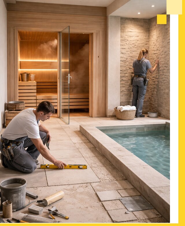 Комплексный дизайн и отделка интерьеров SPA под ключ в Павловском Посаде